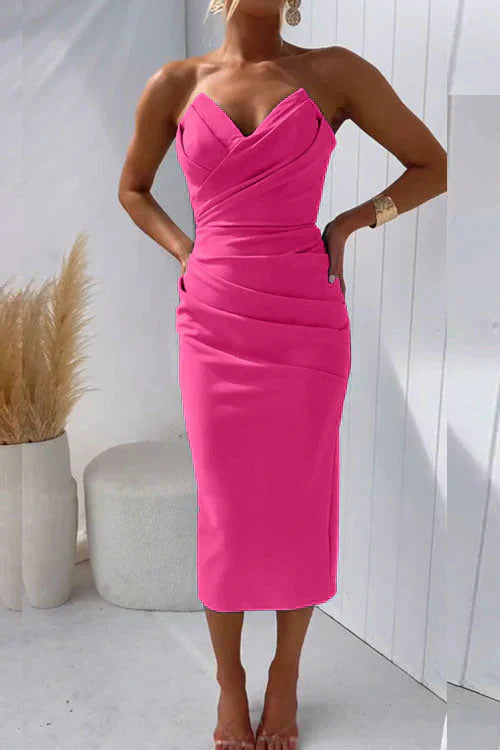 Nur™ | Backless Midi Dress