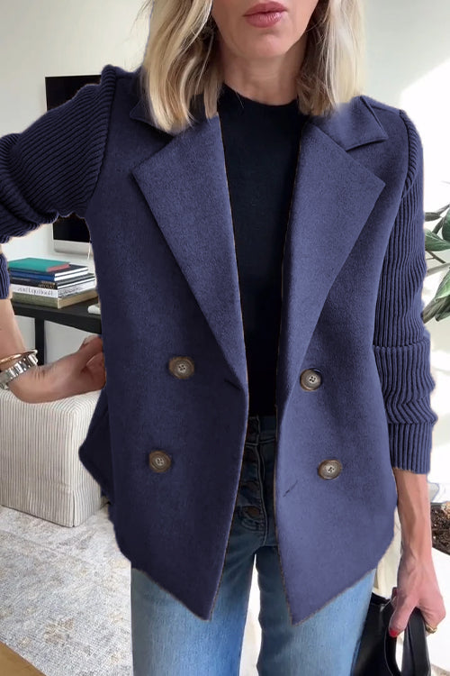 SORELLE | ELEGANT LIGHTWEIGHT KNIT-SLEEVE BLAZER