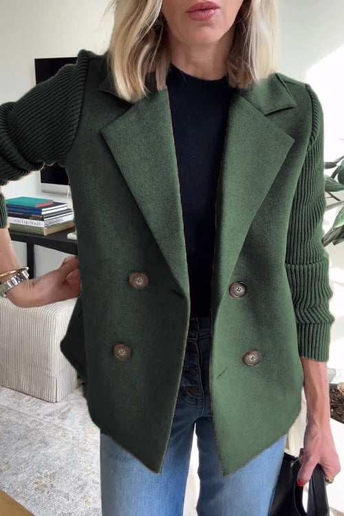 SORELLE | ELEGANT LIGHTWEIGHT KNIT-SLEEVE BLAZER