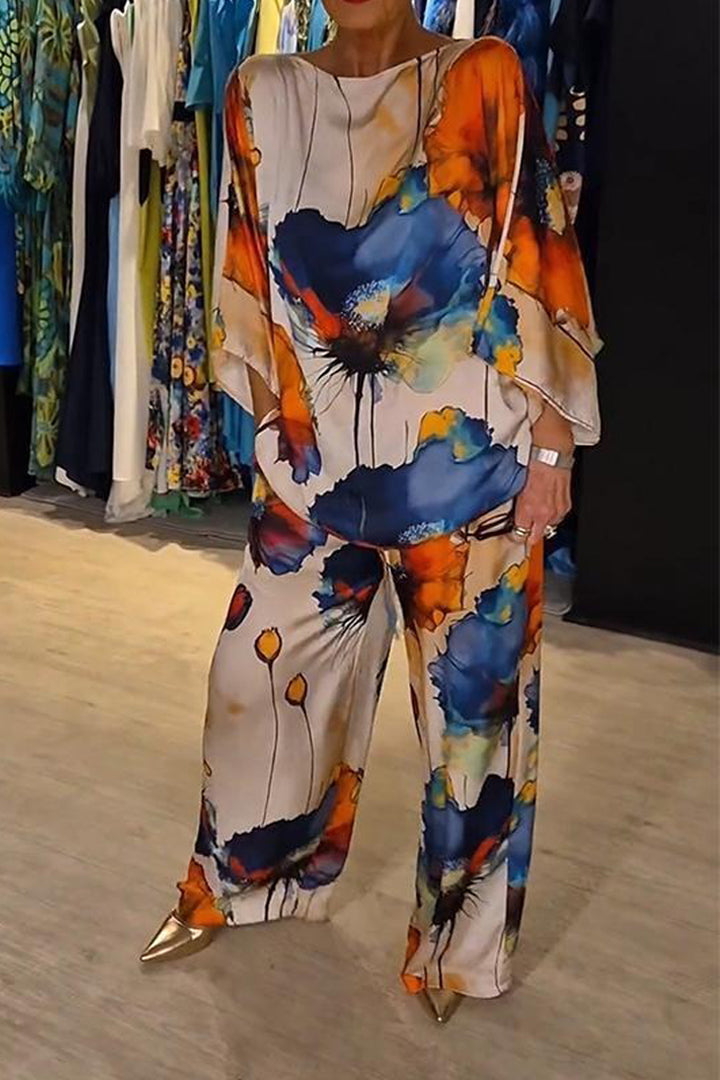 RILEY | ELEGANT PRINTED LOUNGE SET