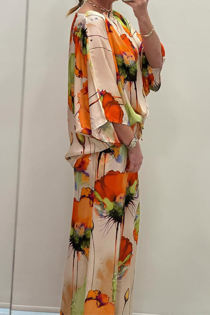 RILEY | ELEGANT PRINTED LOUNGE SET