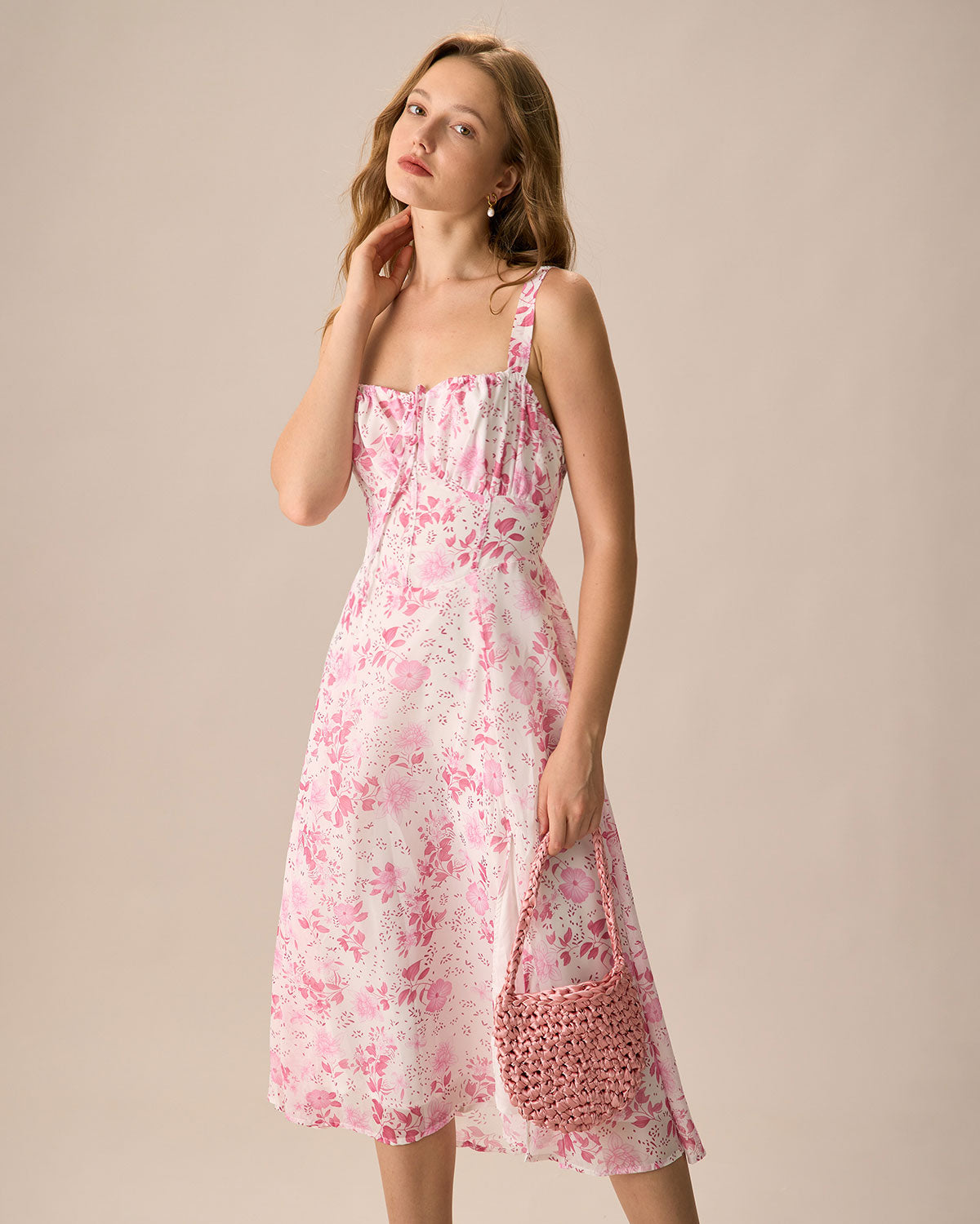 Blush Blossom™ Ruched Dress