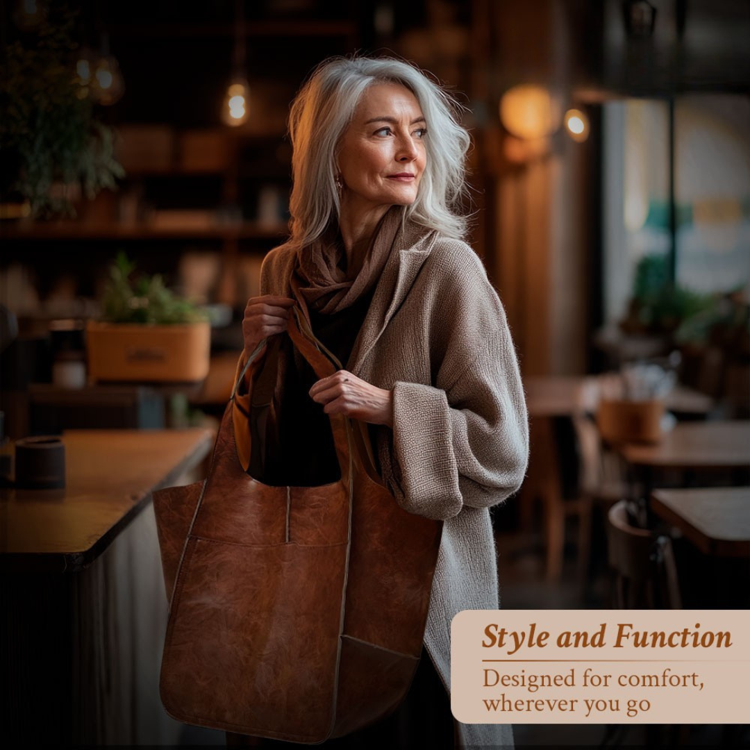 Barbara's Bags - Timeless Allure Leather Tote Bag