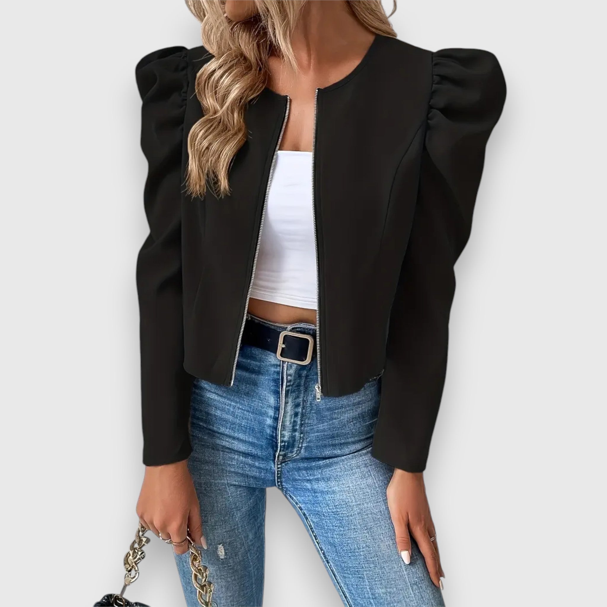 Léa – Women's puff-sleeved jacket