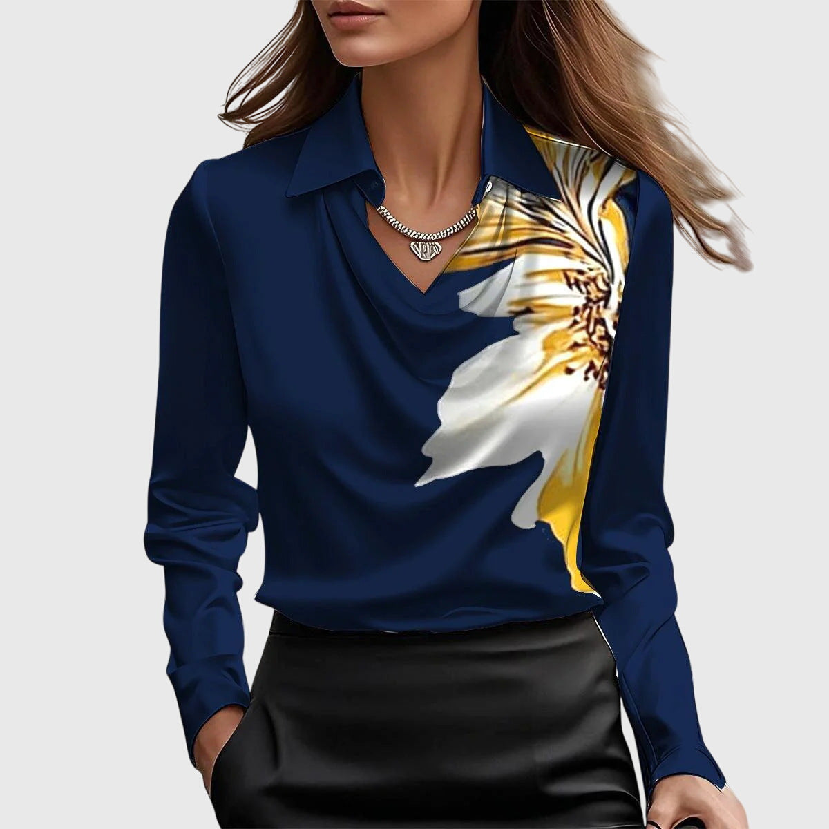 Brooklyn | Elegant Satin Blouse