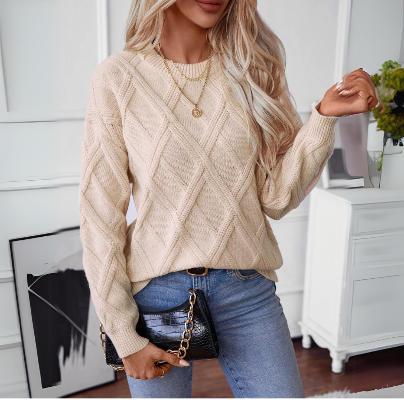Diana™ Diamond Knit Sweater