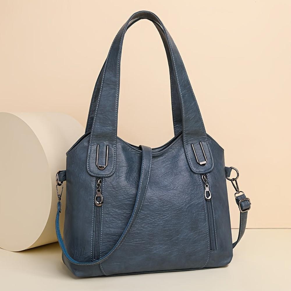 Barbara's Bags - Luxe Statement Leather Shoulder Bag