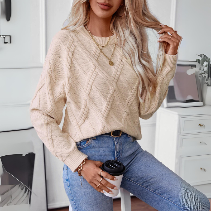 Diana™ Diamond Knit Sweater