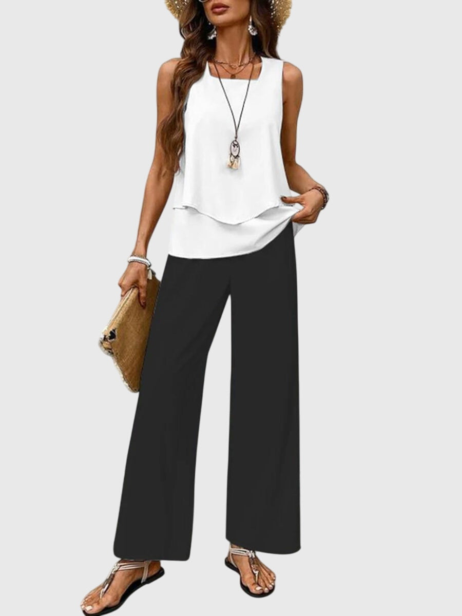 Annie | Elegant 2-Piece Summer Set