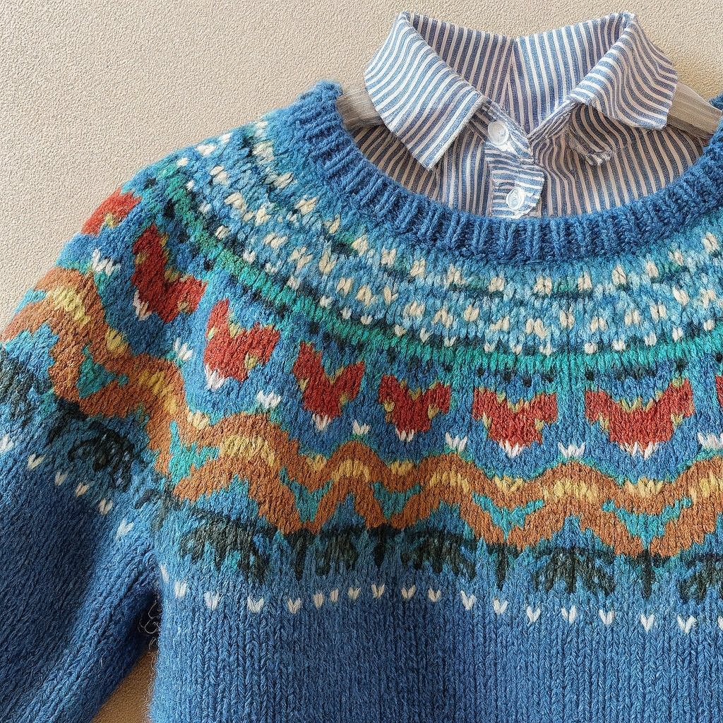 Irene™ Classic Vintage Knit Jumper
