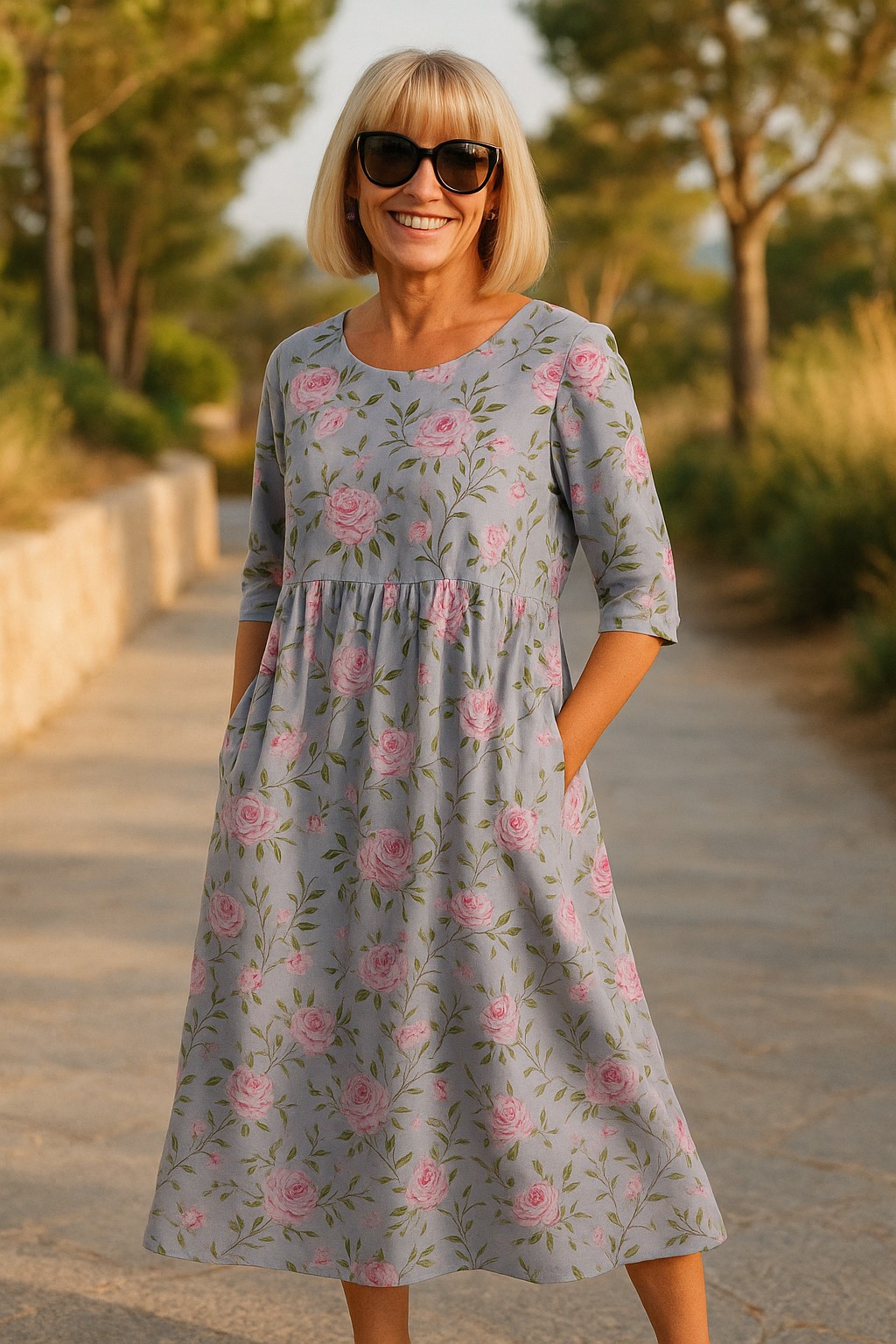 Lila | Midi Dress - Effortless Comfort