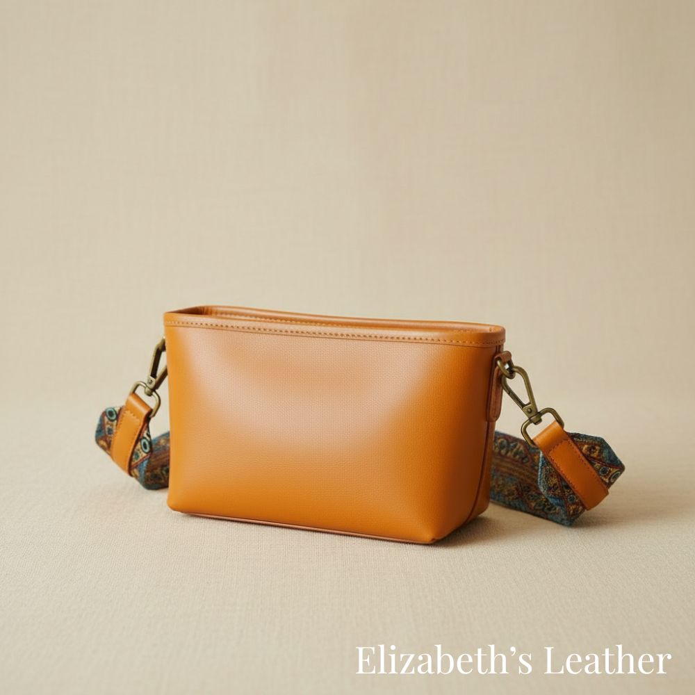 Tamar's Vintage Crossbody Leather Bag
