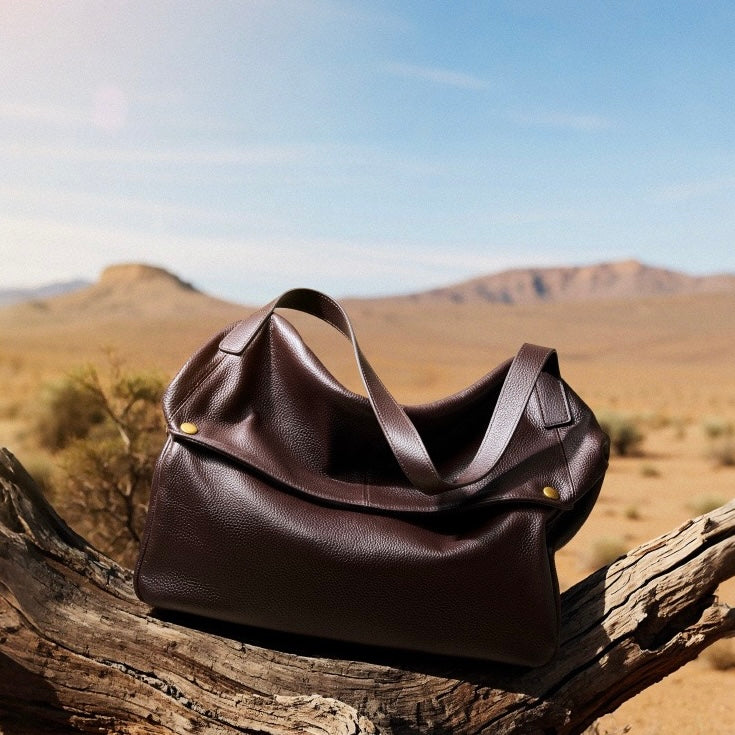 Adriani | Retro genuine leather soft minimalist bag for everyday use