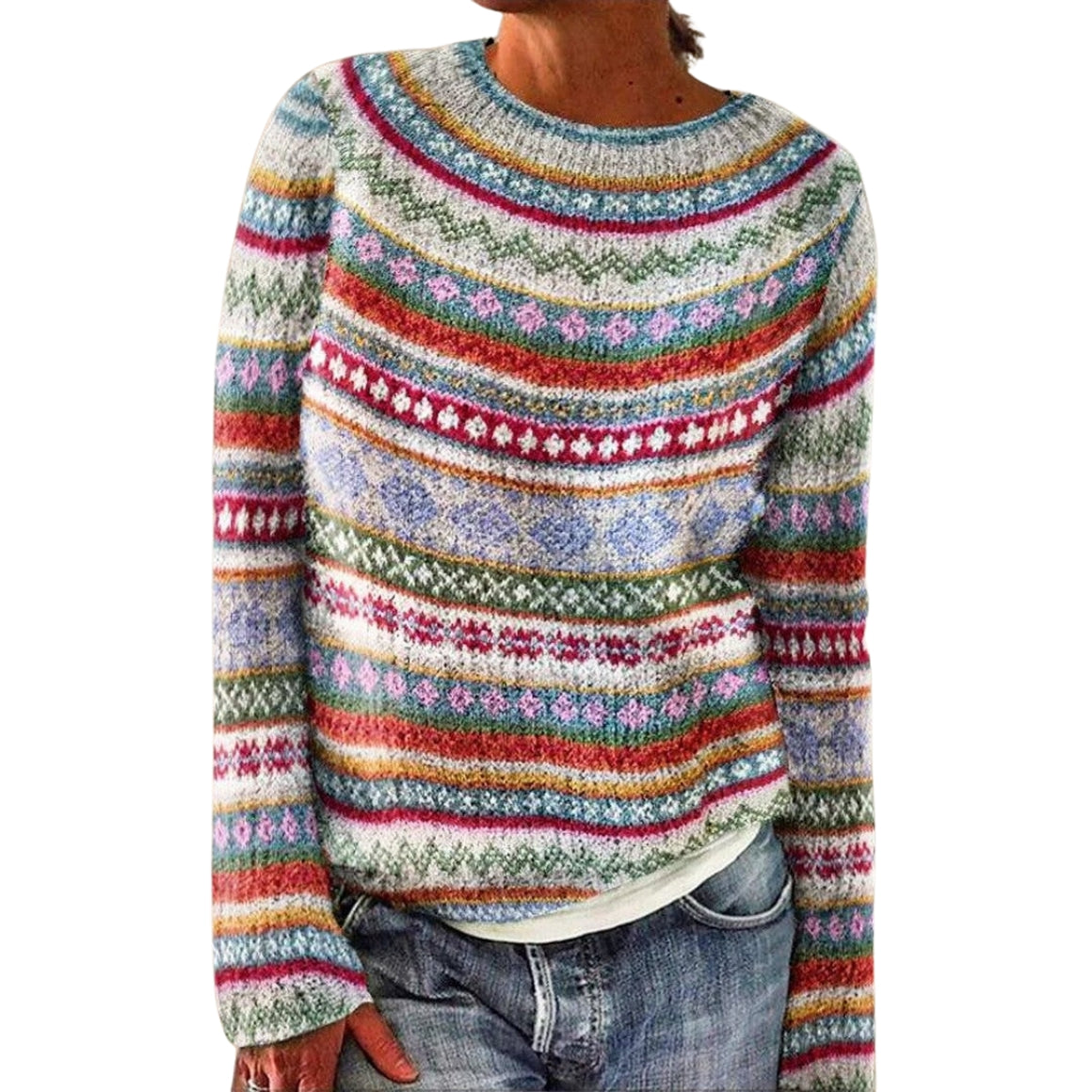 Camila™ | Vintage Icelandic Sweater