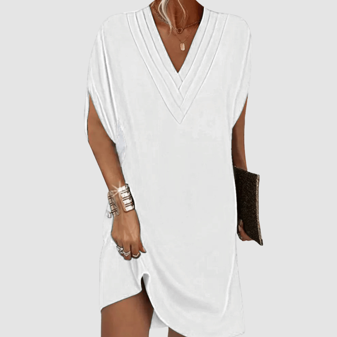 Alysa™ Elegant Dress with Half Sleeves