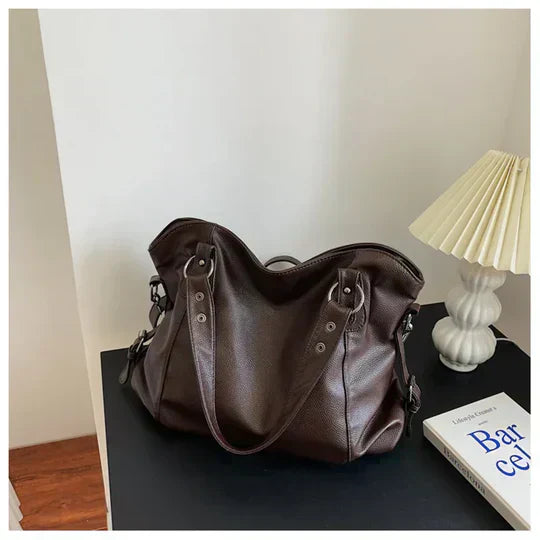 Eleanor Large Structured | Leather Handbag