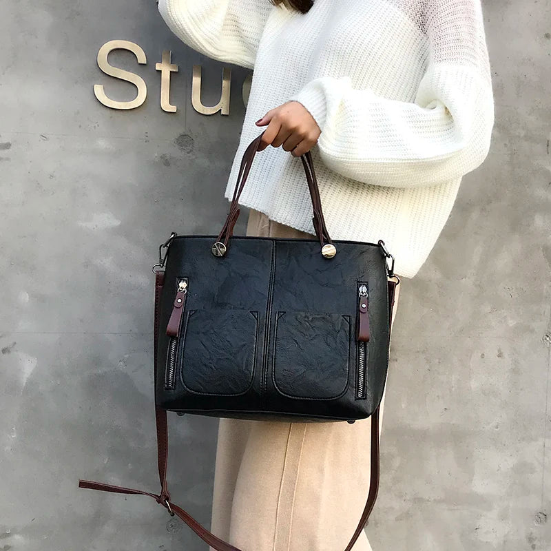 Barbara's Bags - Timeless Elegance Leather Shoulder Bag