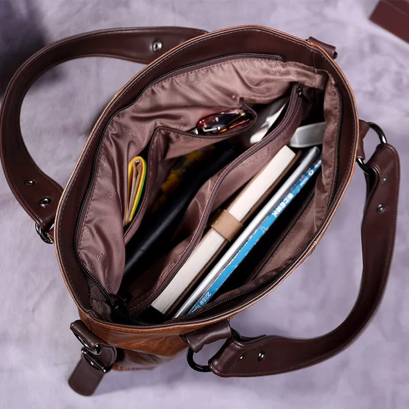 Barbara's Bags - Infinite Elegance Leather Handbag