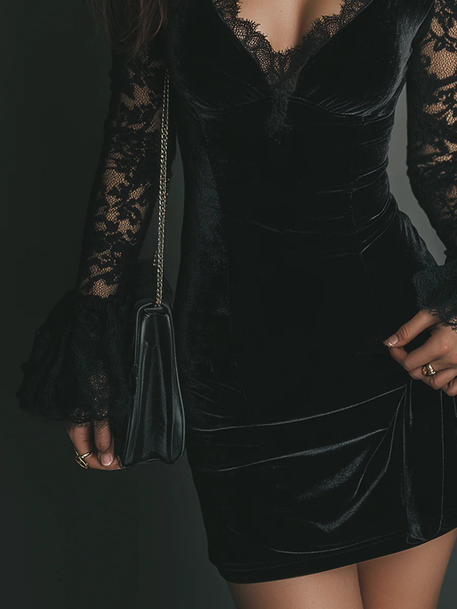 Luna™ Velvet Mini Dress