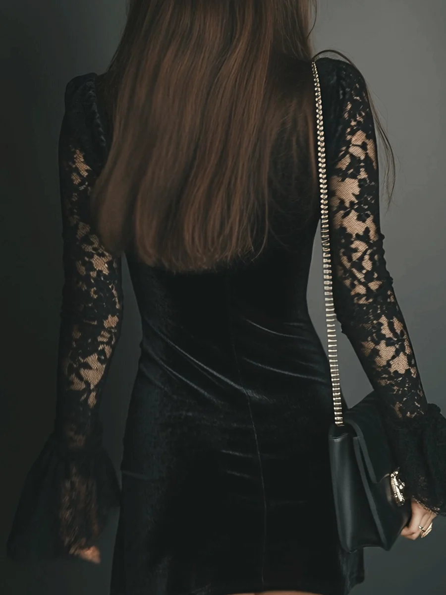 Luna™ Velvet Mini Dress