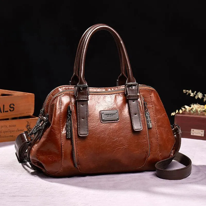 Barbara's Bags - Luxe Statement Leather Handbag