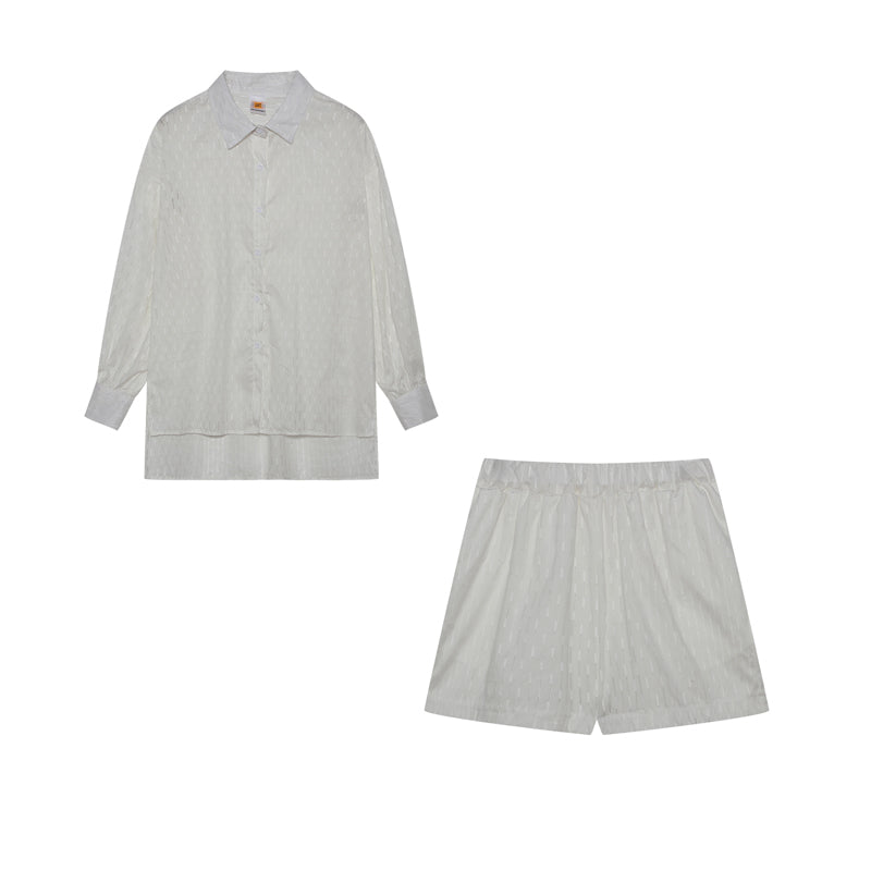 CHARLOTTE | BREEZY SHIRT & SHORTS LOUNGE SET