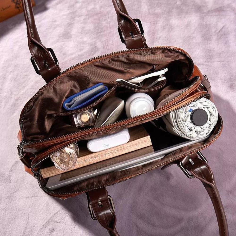 Barbara's Bags - Luxe Statement Leather Handbag