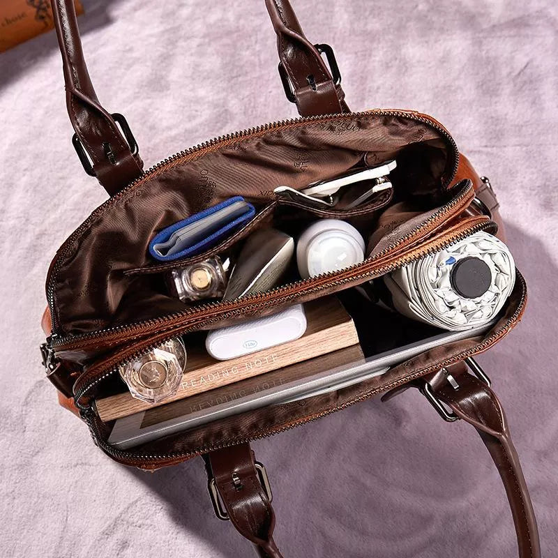 Barbara's Bags - Luxe Statement Leather Handbag