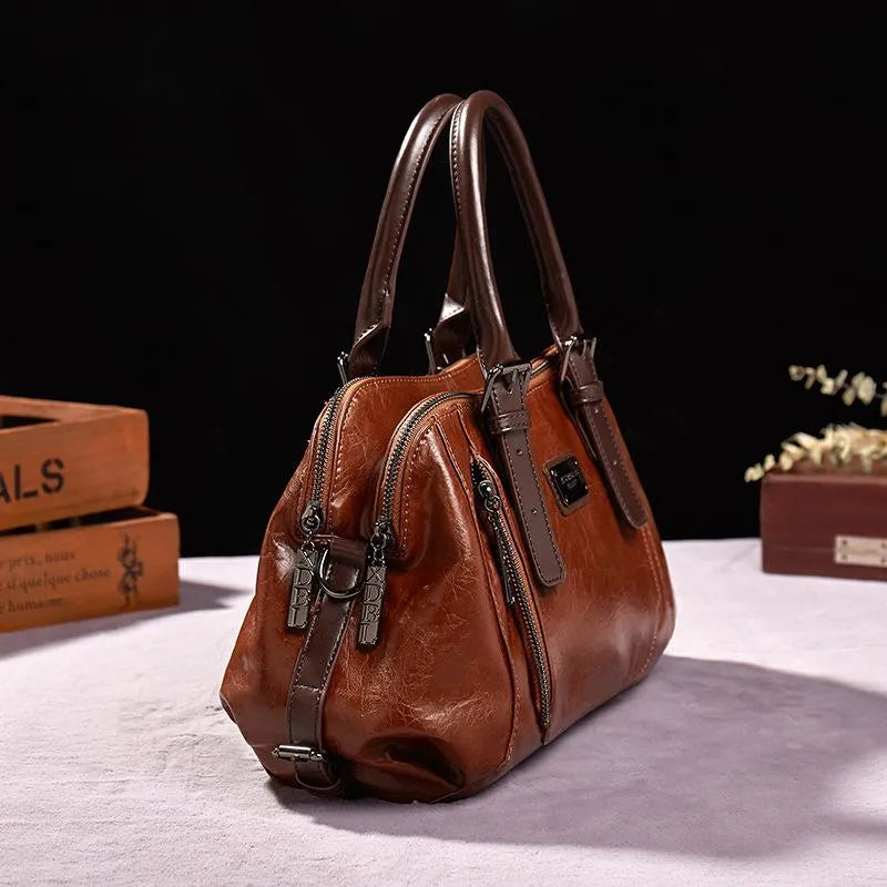 Barbara's Bags - Luxe Statement Leather Handbag