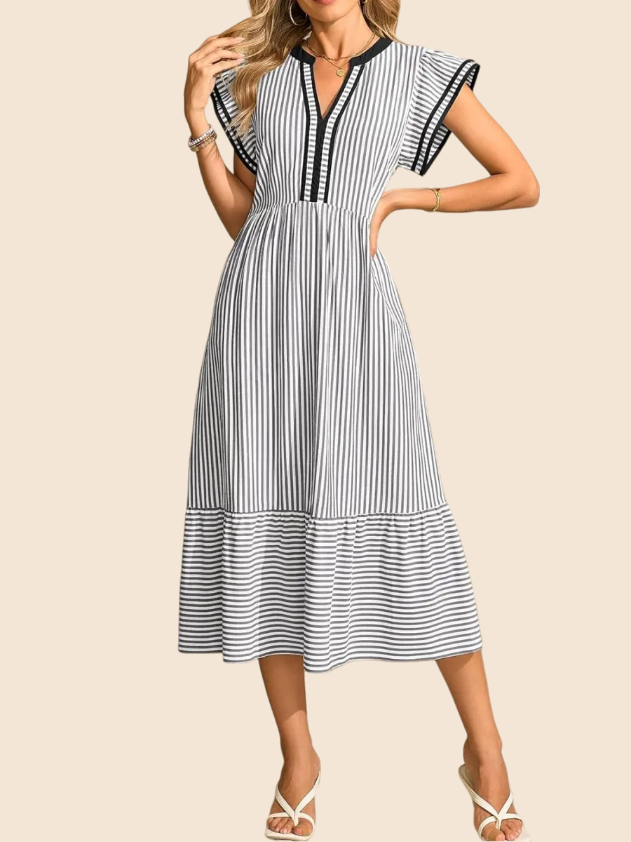 Sunset Stripes™ Long Dress