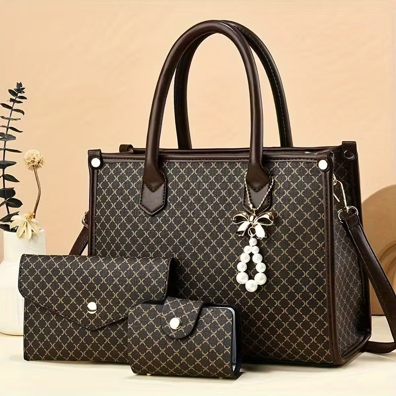 Barbara's Bags - Timeless Vintage 3-Piece Leather Bag Set