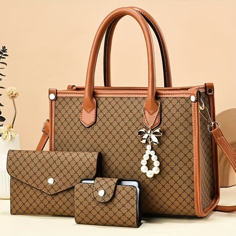 Barbara's Bags - Timeless Vintage 3-Piece Leather Bag Set