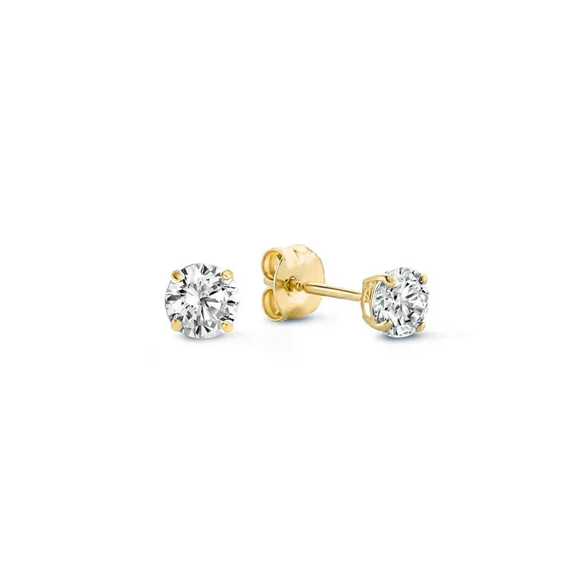 Larmes | Lune Stone Stud Earrings