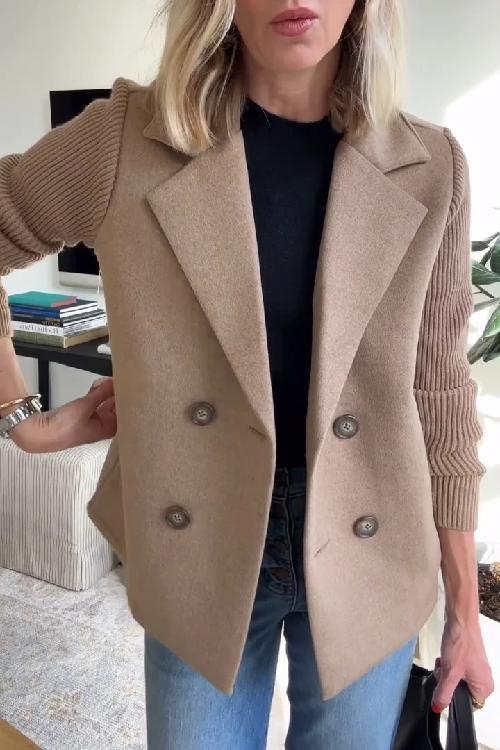 SORELLE | ELEGANT LIGHTWEIGHT KNIT-SLEEVE BLAZER