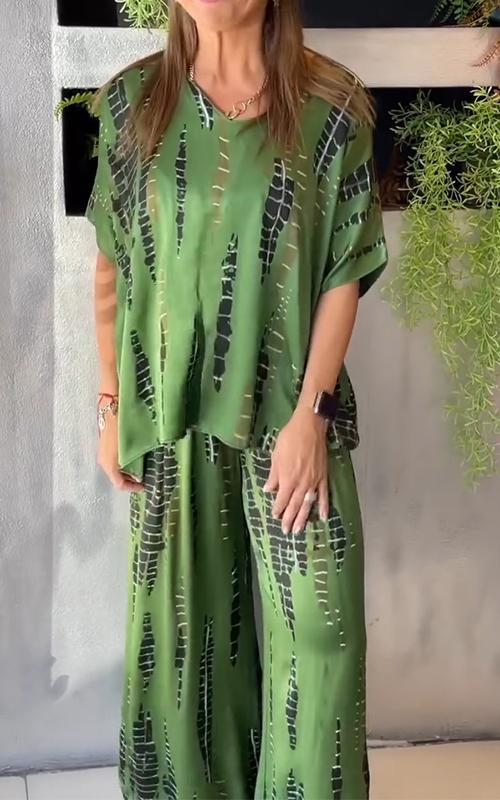SOPHIA | CASUAL PRINTED LOUNGE SET