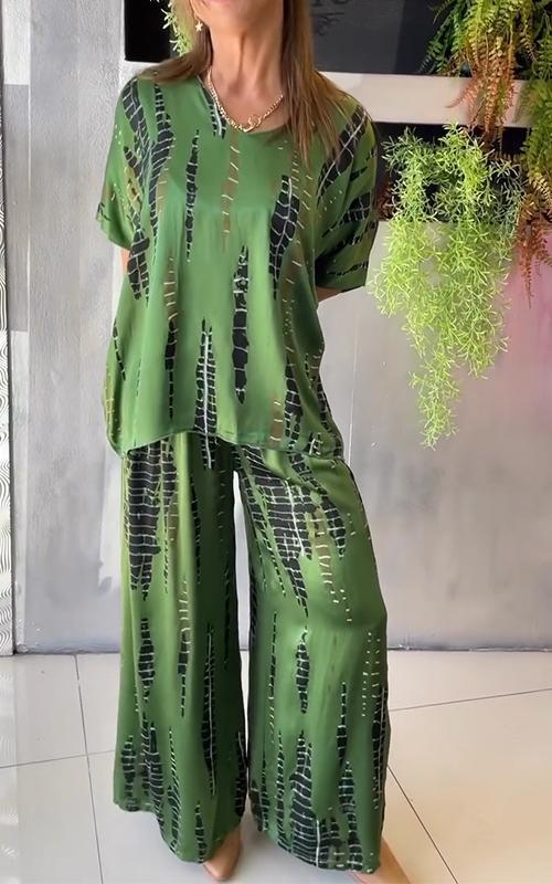 SOPHIA | CASUAL PRINTED LOUNGE SET