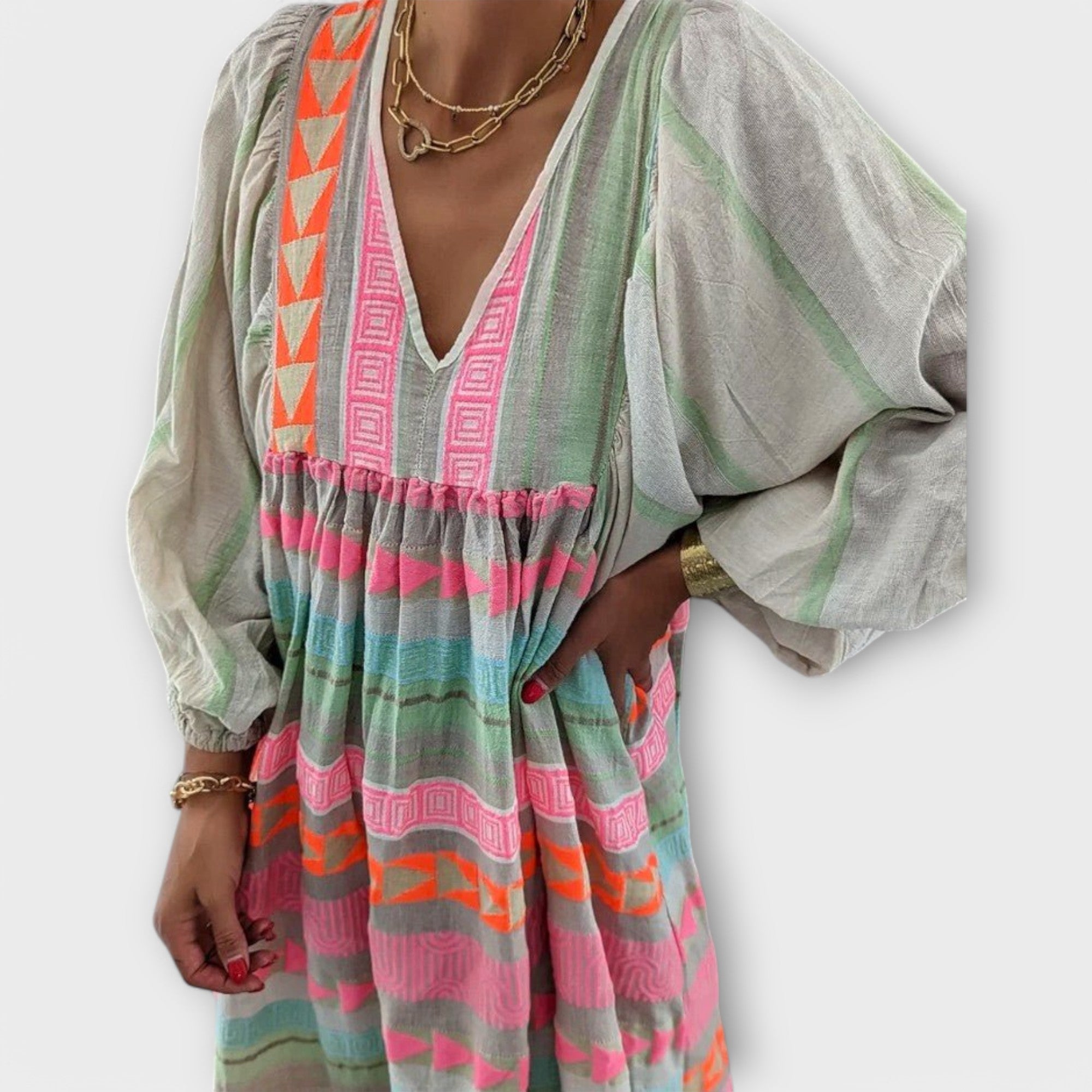 Hermine – Vibrant Loose Dress