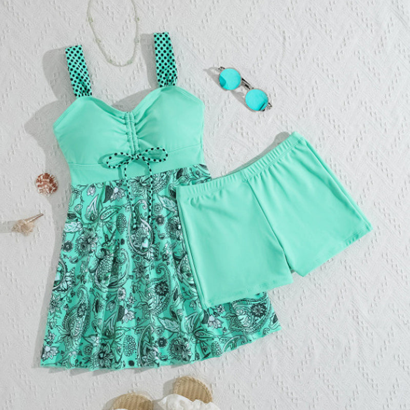 Bestselling Strap Top & Fitted Swim Shorts – Adjustable Two-Piece Swimsuit