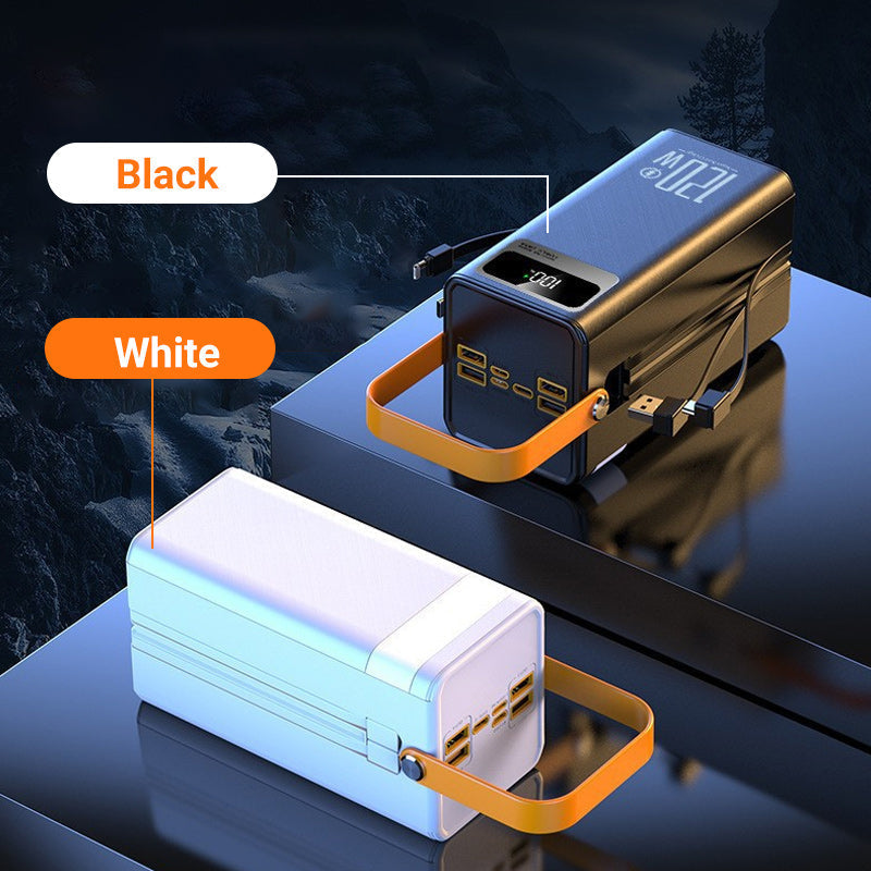 🔋 60000mAh High Capacity Power Bank with LED Light