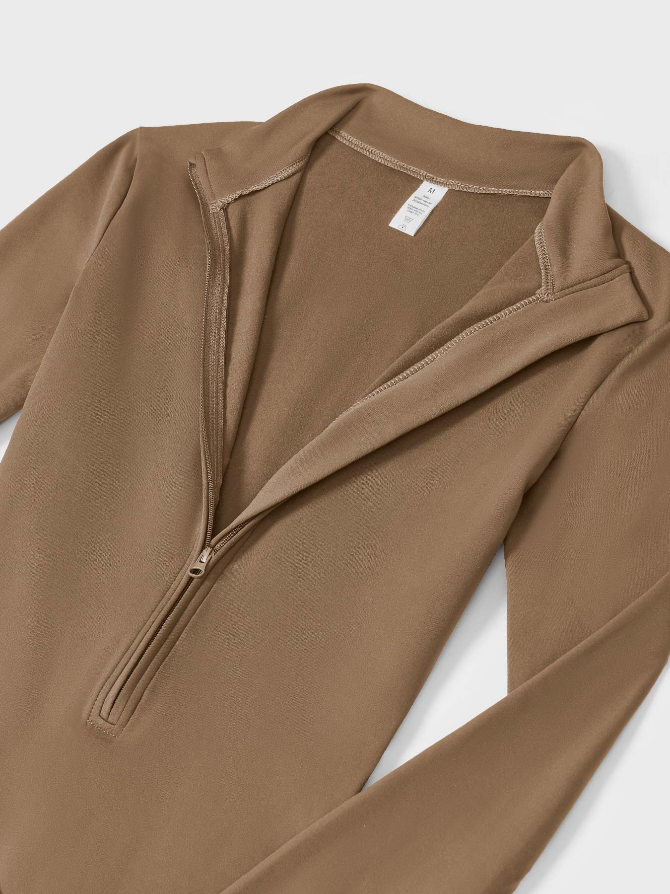 Velouré Belle Fleece Long Sleeve Zipper Jumpsuit