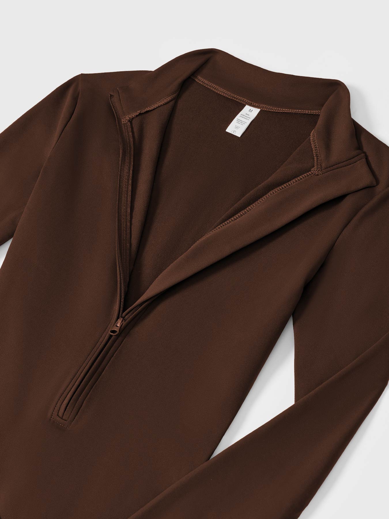 Velouré Belle Fleece Long Sleeve Zipper Jumpsuit