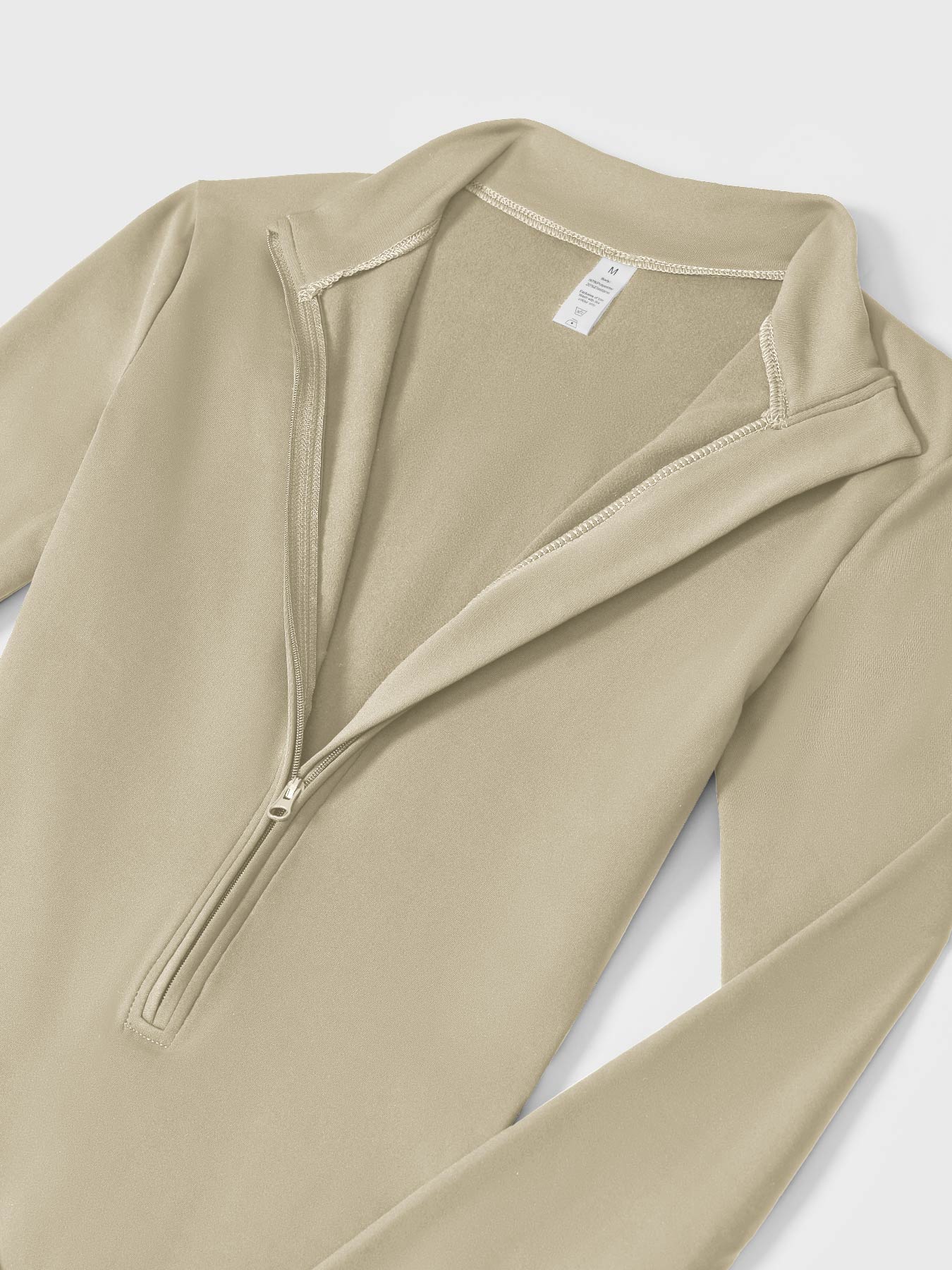 Velouré Belle Fleece Long Sleeve Zipper Jumpsuit