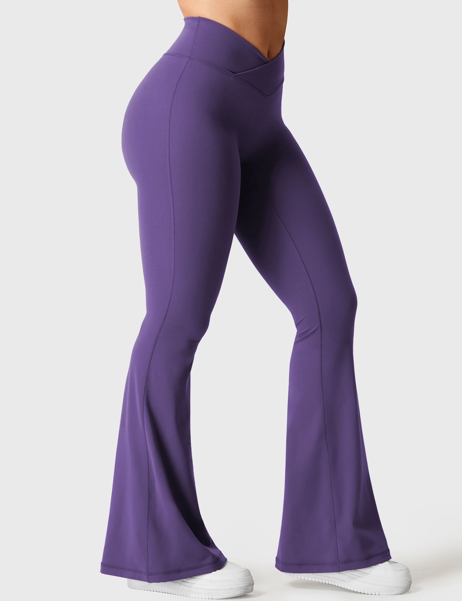 Velouré V-waistband Kalie Flare Leggings