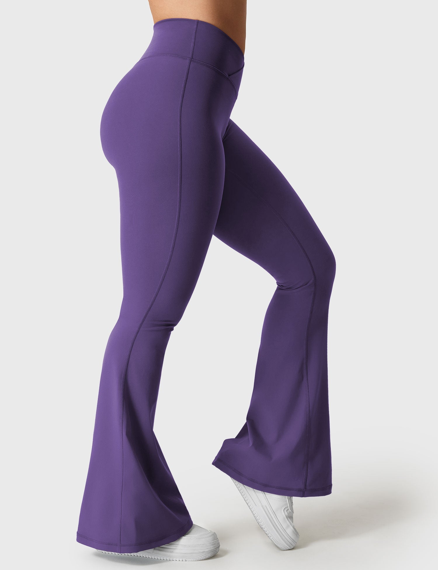 Velouré V-waistband Kalie Flare Leggings