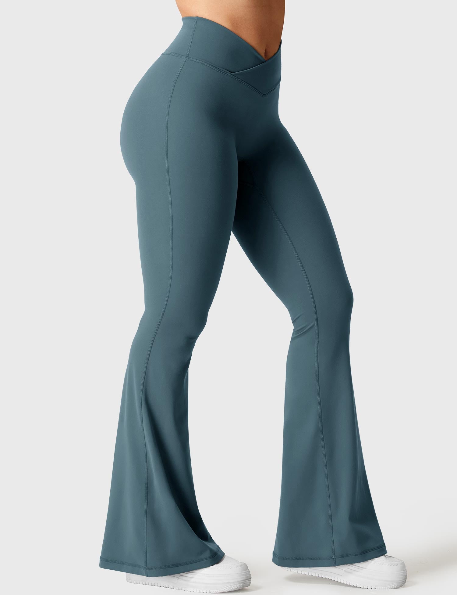 Velouré V-waistband Kalie Flare Leggings
