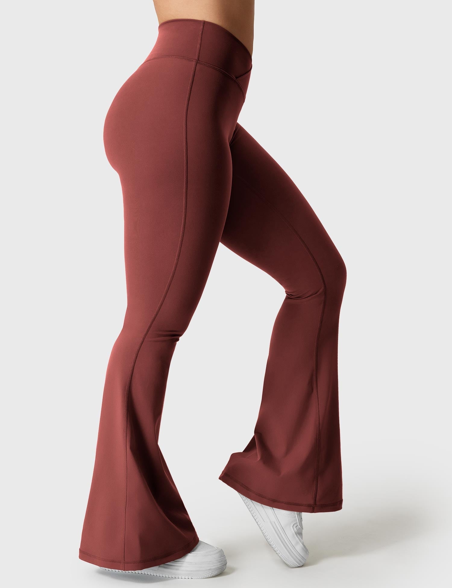 Velouré V-waistband Kalie Flare Leggings