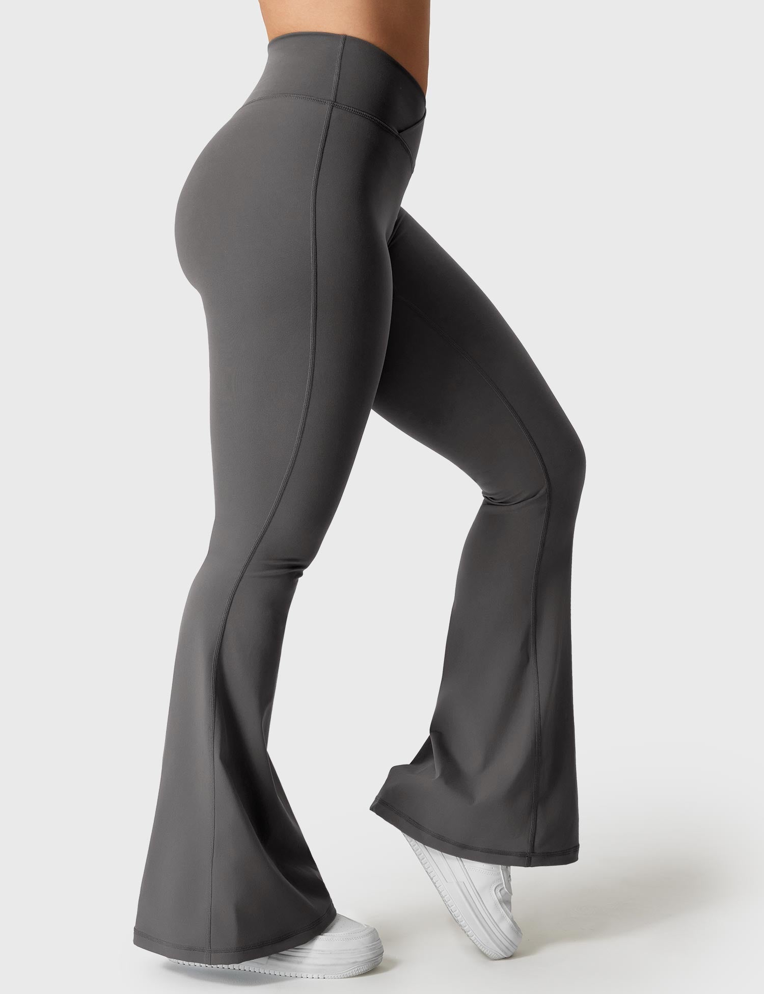 Velouré V-waistband Kalie Flare Leggings