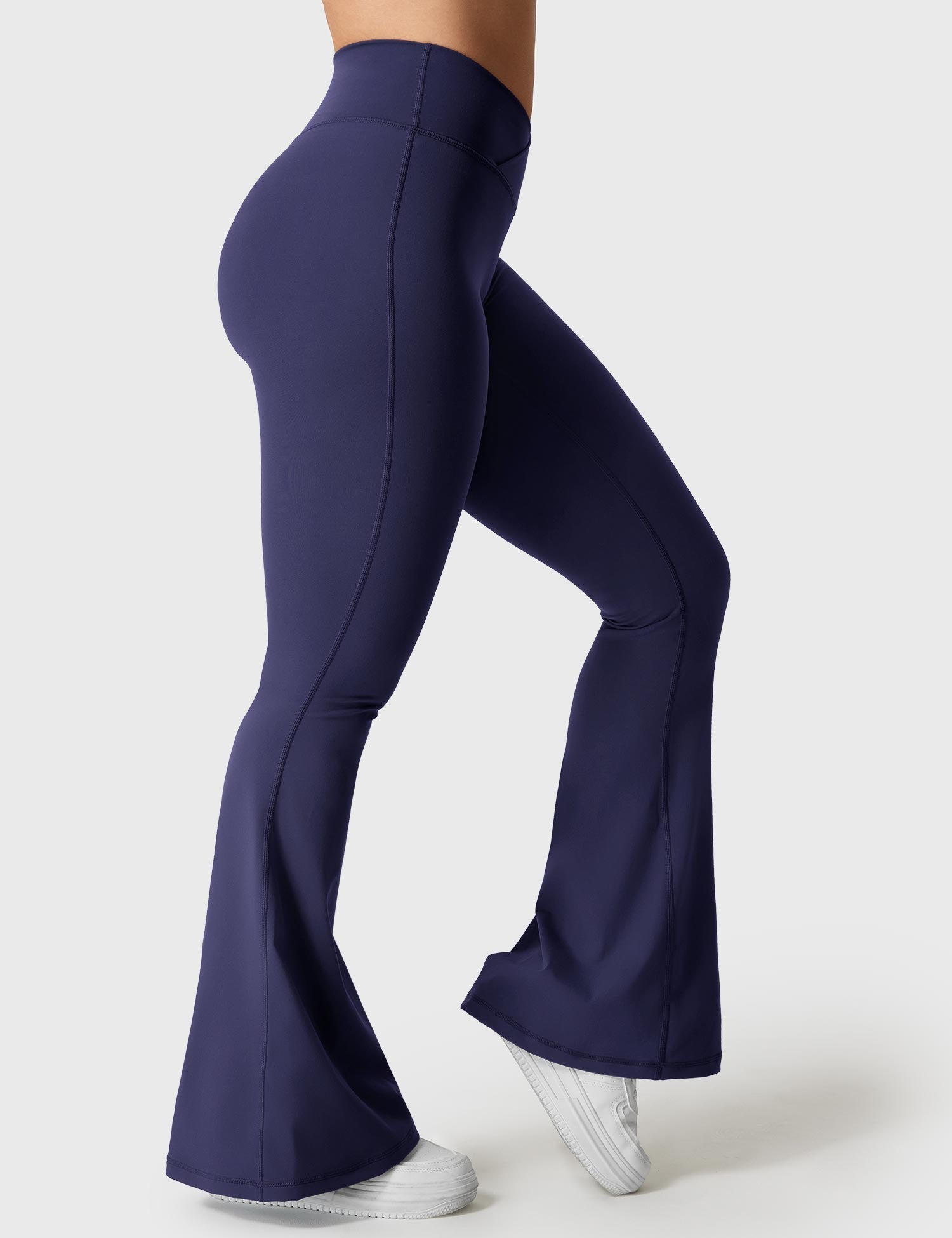 Velouré V-waistband Kalie Flare Leggings