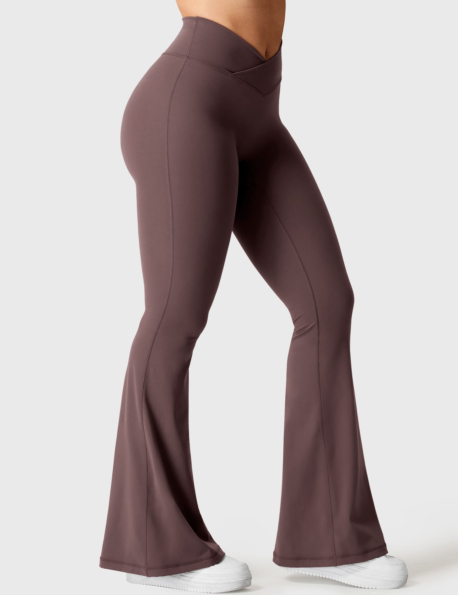 Velouré V-waistband Kalie Flare Leggings