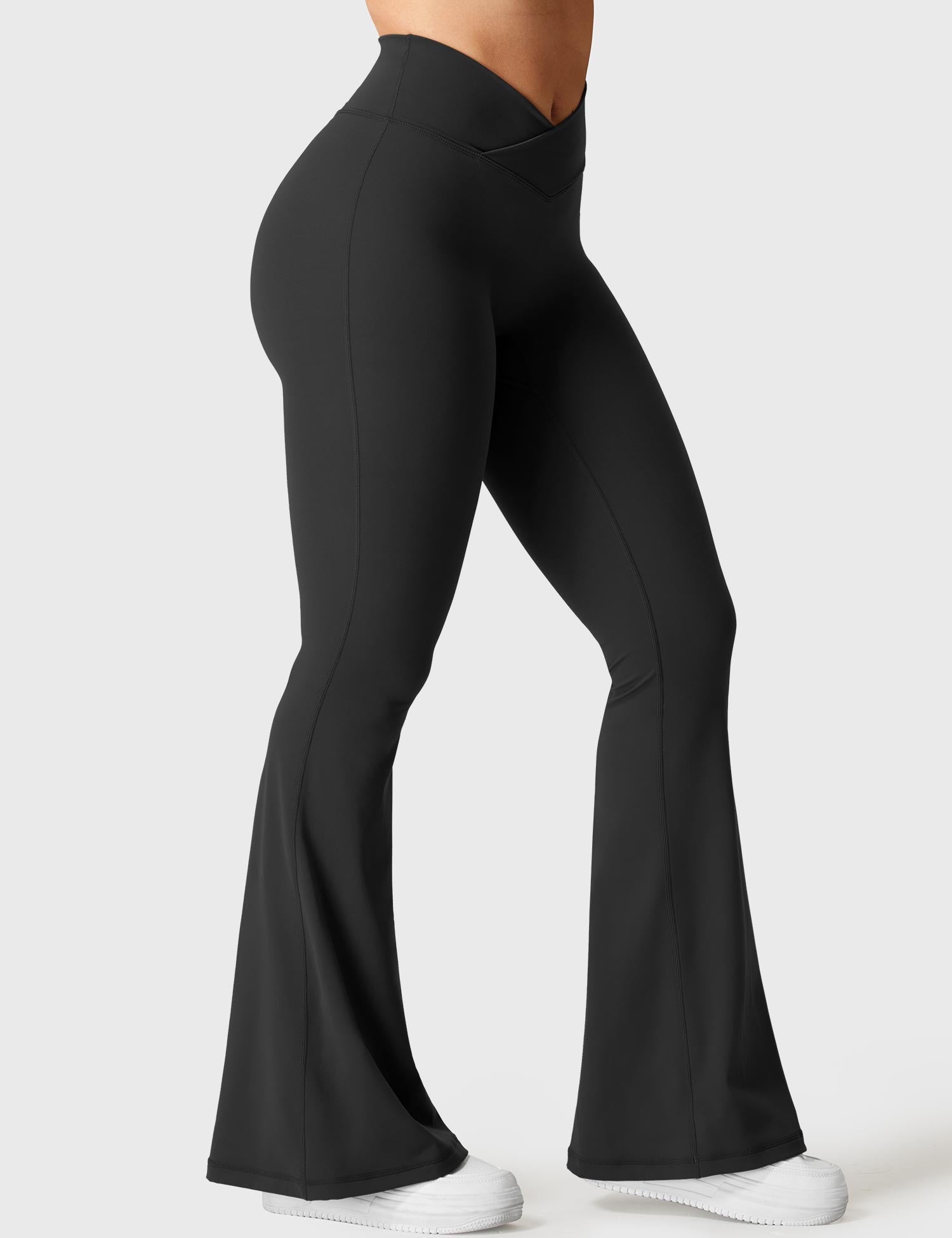 Velouré V-waistband Kalie Flare Leggings